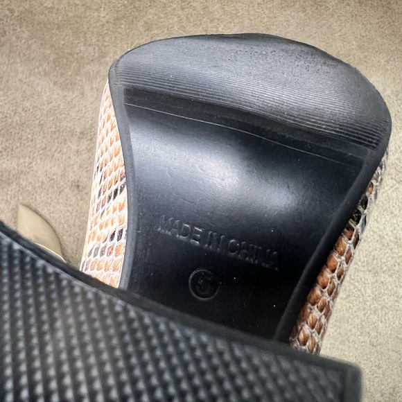 Public Desire Snake Print Block Heel Bootie, UK 5, US 7, Brand New Never Worn - Picture 9 of 9